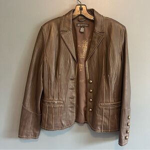 INC Leather Jacket